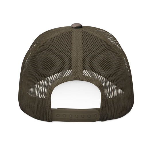 HCKY SZN Embroidered Olive Camo Trucker Hat
