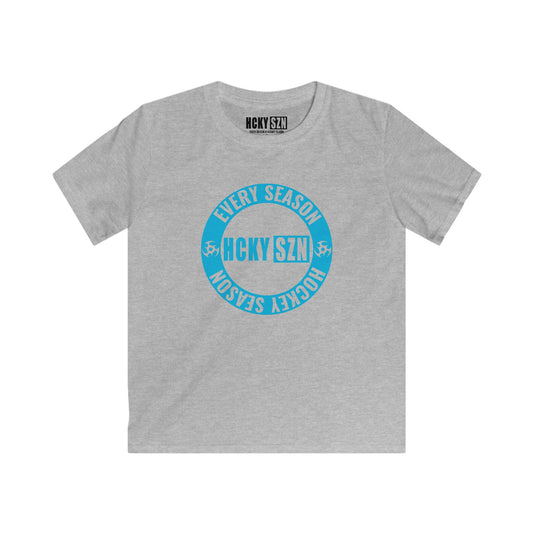 Youth Circle SZN Softstyle Tee (Sky Blue Logo) - Various Colors