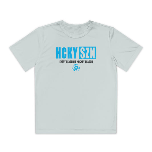 Every Season is HCKY SZN Youth Competitor Tee (Sky Blue Logo) - Various Colors
