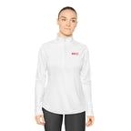 Women's HCKY SZN Quarter-Zip Pullover (White/Red)