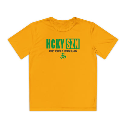 Every Season is HCKY SZN Youth Competitor Tee (Green Logo) - Various Colors