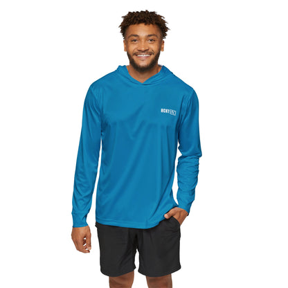 HCKY SZN Signature Performance Warmup Hoodie (Sky Blue/White)