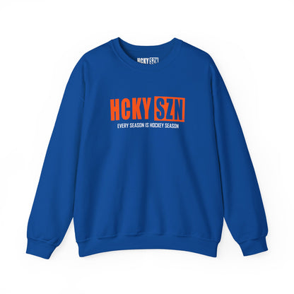 HCKY SZN Crewneck Sweatshirt (Orange Logo) - Various Colors