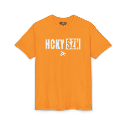HCKY SZN Simple Star DryBlend Tee Shirt (White Logo) - Various Colors