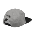 Upside Down HCKY SZN Embroidered Snapback Hat (Grey/Black)