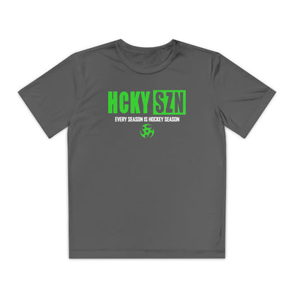 Every Season is HCKY SZN Youth Competitor Tee (Lime Logo) - Various Colors
