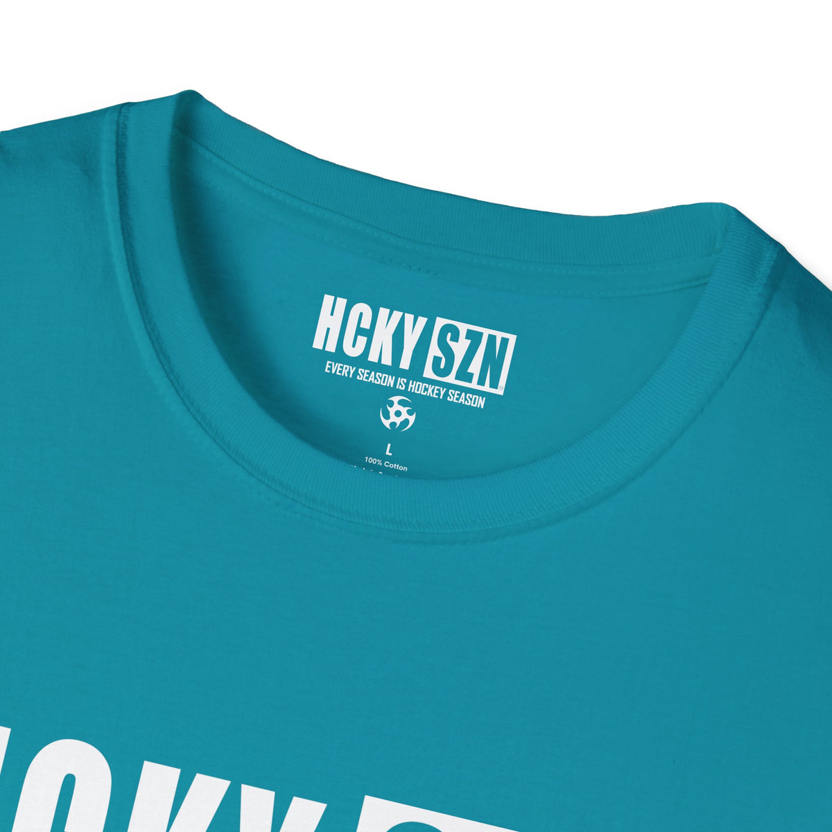 HCKY SZN Softstyle Tee Shirt (Tropical Blue)