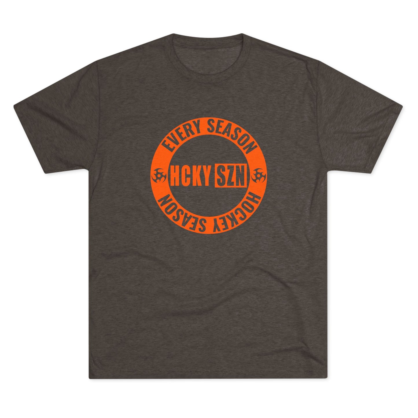 HCKY SZN Circle Logo TriBlend Tee Shirt (Orange) -Various Colors