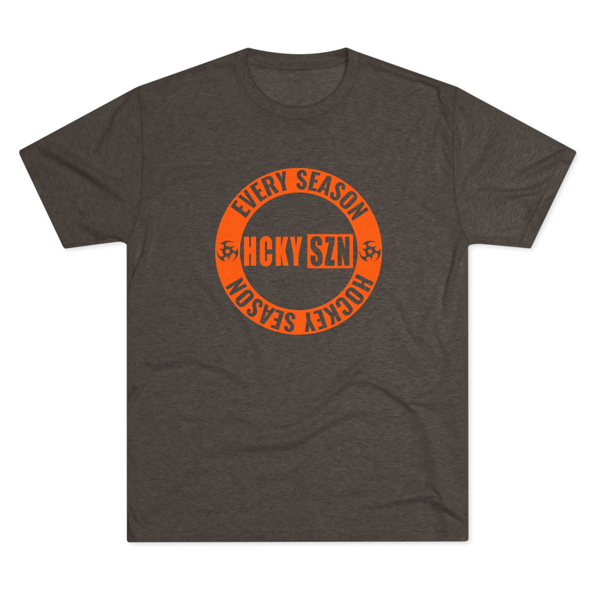 HCKY SZN Circle Logo TriBlend Tee Shirt (Orange) -Various Colors