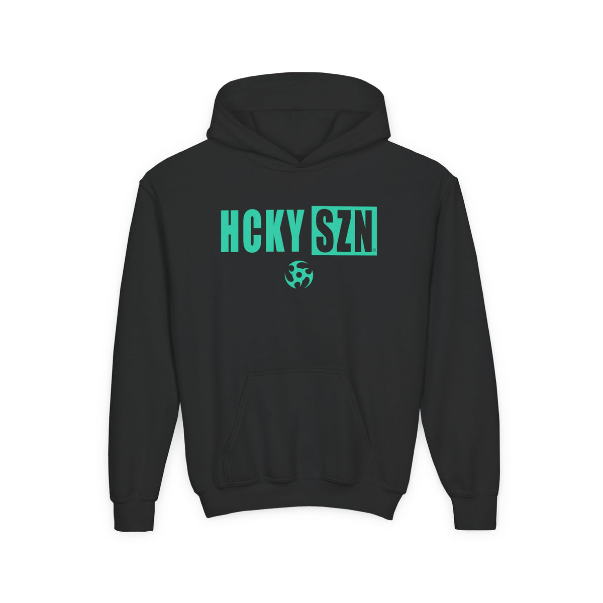 Youth HCKY SZN (Seafoam Logo) Hooded Sweatshirt - Various Colors
