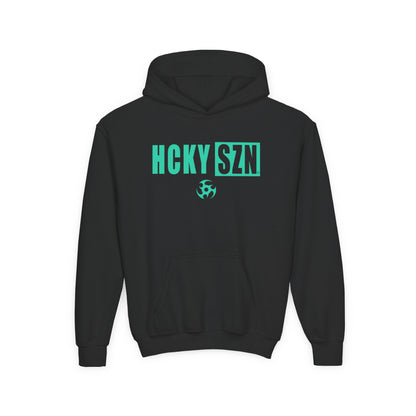 Youth HCKY SZN (Seafoam Logo) Hooded Sweatshirt - Various Colors