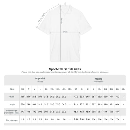 HCKY SZN Embroidered Performance Hockey Polo (Cardinal)