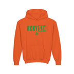 Youth HCKY SZN (Green Logo) Hooded Sweatshirt - Various Colors