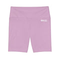 HKY SZN High Waisted Workout Shorts (Dusty Pink)