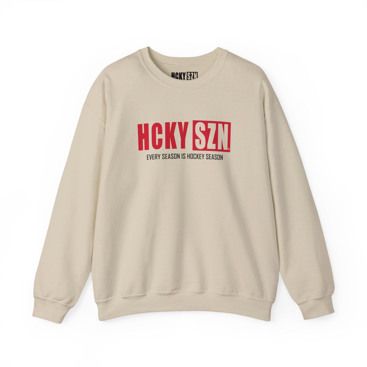 HCKY SZN Crewneck Sweatshirt (Red Logo) - Various Colors