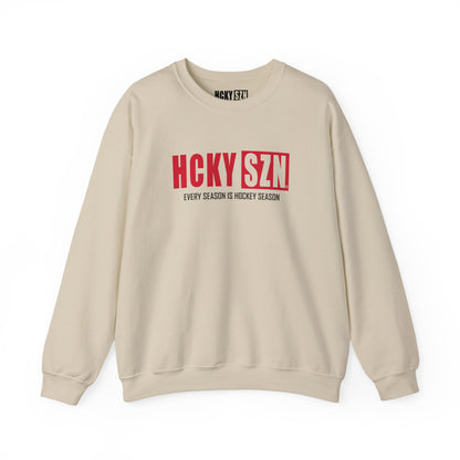 HCKY SZN Crewneck Sweatshirt (Red Logo) - Various Colors