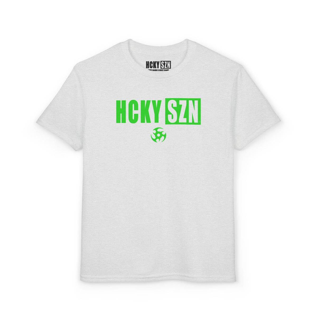 Youth HCKY SZN DryBlend Tee Shirt (Lime Logo) - Various Colors