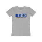 Every Season Is Hockey Season Women's Boyfriend Tee (Royal Blue Logo) - Various Colors