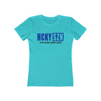 Every Season Is Hockey Season Women's Boyfriend Tee (Royal Blue Logo) - Various Colors