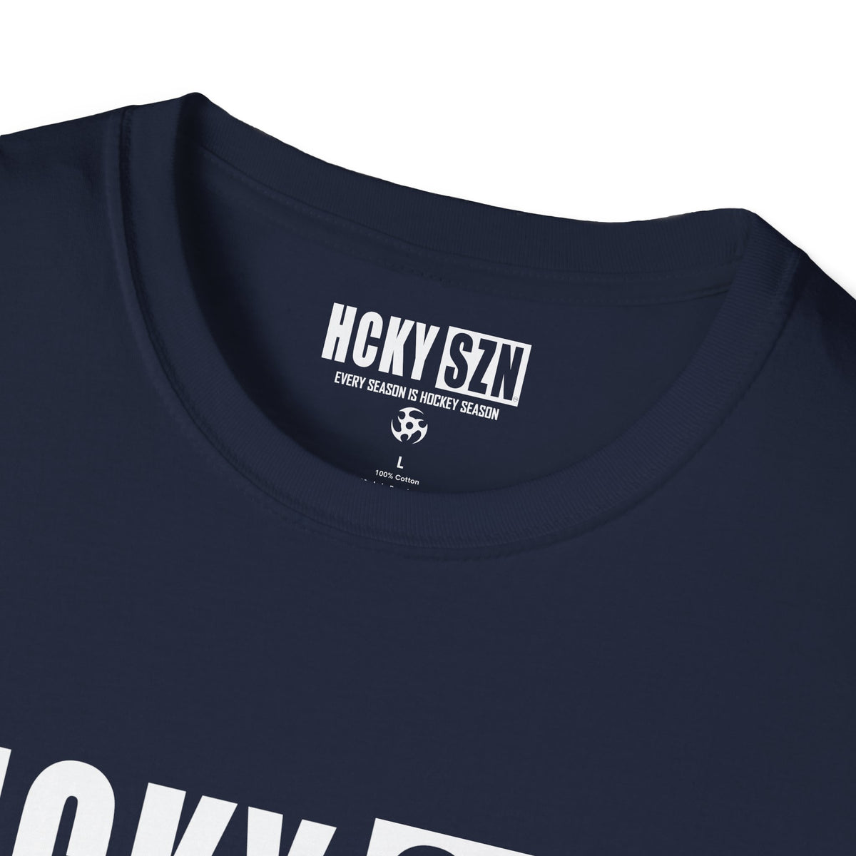 HCKY SZN Softstyle Tee Shirt (Navy)