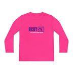 Every Season is HCKY SZN Youth Competitor Long Sleeve Tee (Purple Logo) - Various Colors