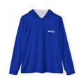 HCKY SZN Signature Logo Performance Warmup Hoodie (Blue/White)
