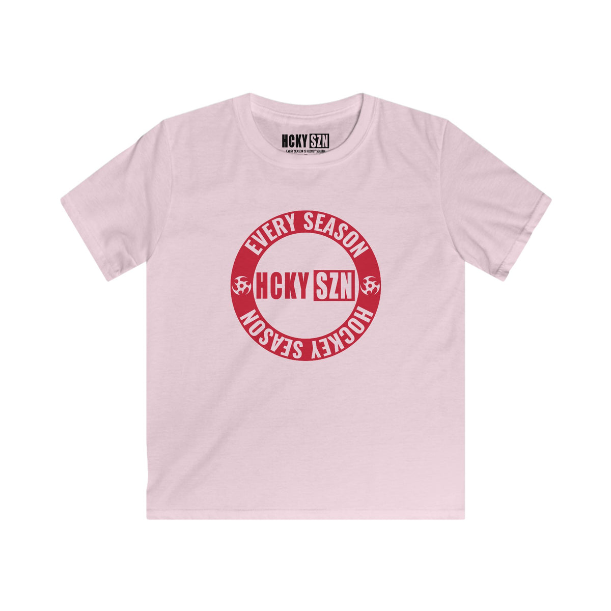 Youth Circle SZN Softstyle Tee (Red Logo) - Various Colors