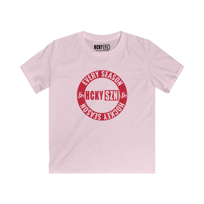 Youth Circle SZN Softstyle Tee (Red Logo) - Various Colors