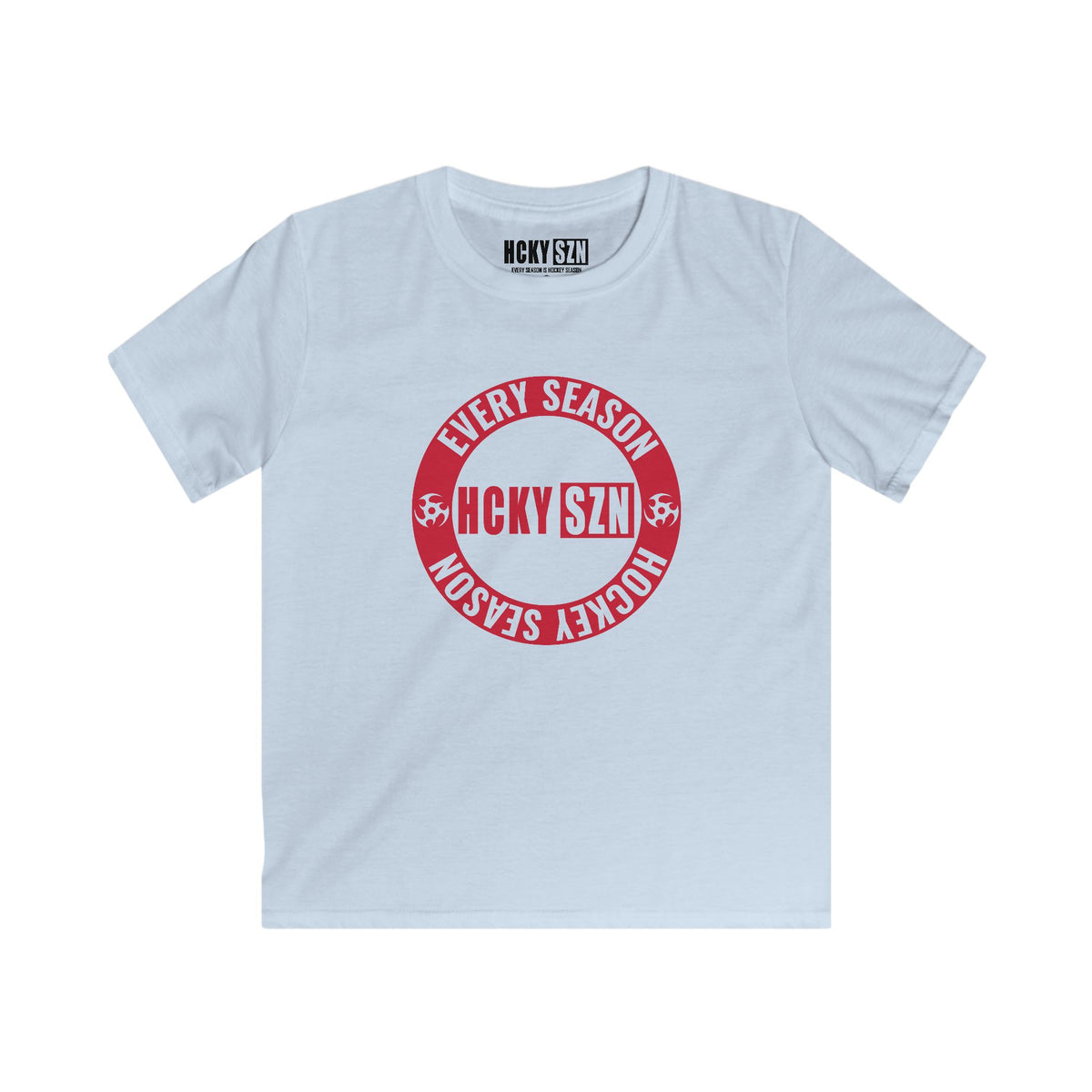 Youth Circle SZN Softstyle Tee (Red Logo) - Various Colors