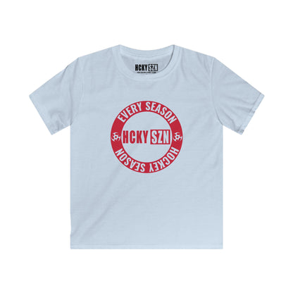Youth Circle SZN Softstyle Tee (Red Logo) - Various Colors