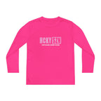 Every Season is HCKY SZN Youth Competitor Long Sleeve Tee (Pink Logo) - Various Colors