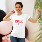 Women’s Hockey Vibe Triblend Tee (Red Logo)
