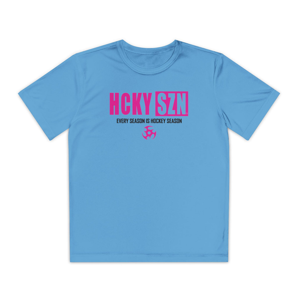 Every Season is HCKY SZN Youth Competitor Tee (Hot Pink Logo) - Various Colors