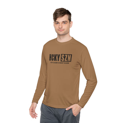 Every Season is HCKYSZN Performance Long Sleeve Tee - Black Logo
