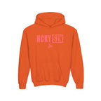 Youth HCKY SZN (Peach Logo) Hooded Sweatshirt - Various Colors
