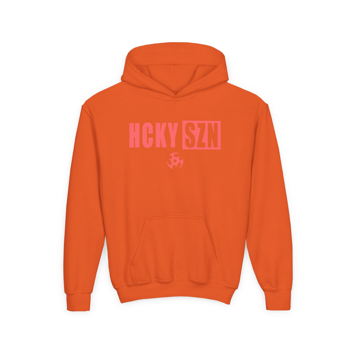 Youth HCKY SZN (Peach Logo) Hooded Sweatshirt - Various Colors
