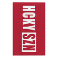 HCKY SZN 11x18 Skate Towel (Red) Hockey Towel