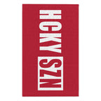 HCKY SZN 11x18 Skate Towel (Red) Hockey Towel
