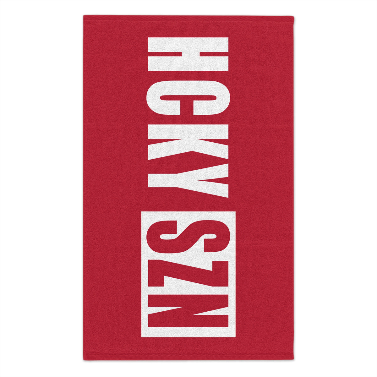 HCKY SZN 11x18 Skate Towel (Red) Hockey Towel