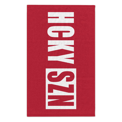 HCKY SZN 11x18 Skate Towel (Red) Hockey Towel
