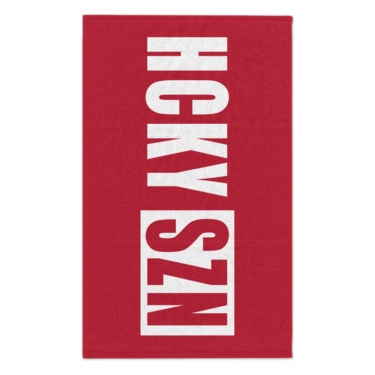 HCKY SZN 11x18 Skate Towel (Red) Hockey Towel
