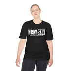 HCKYSZN Every Season Adult Performance Tee - Black/White