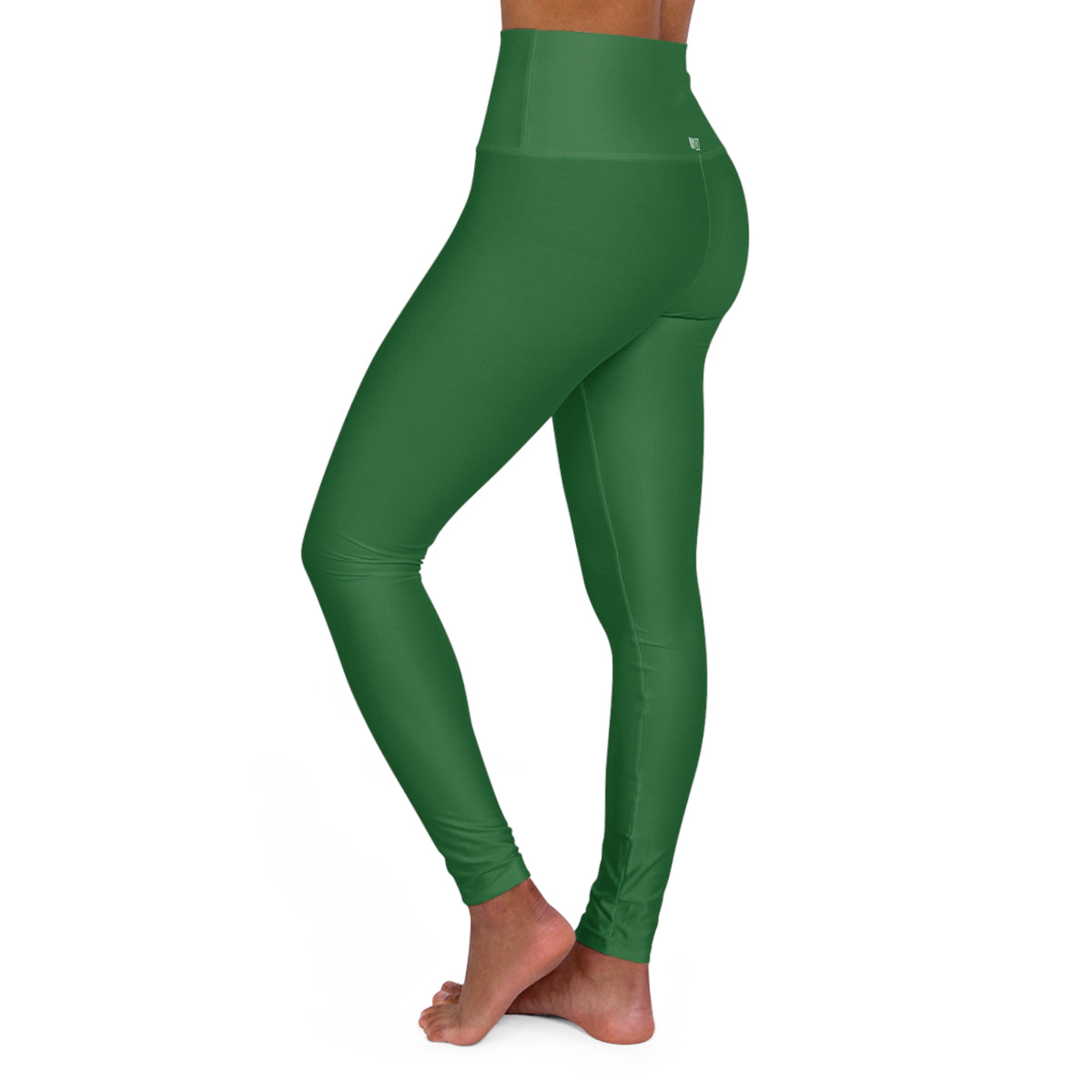 HCKY SZN High Waisted Yoga Leggings (Juniper Green)