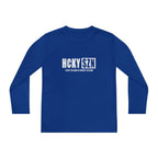 Every Season is HCKYSZN Youth Performance Long Sleeve Tee - White Logo