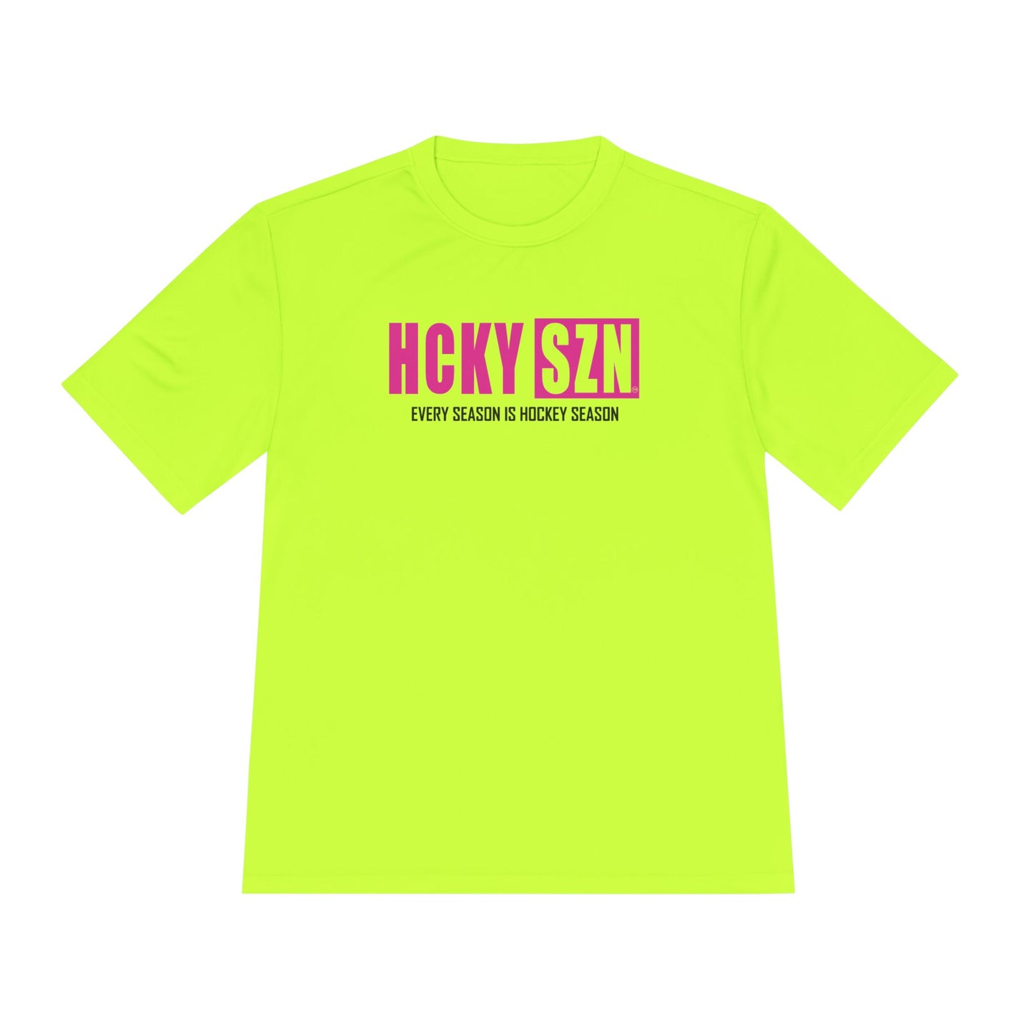 Every Season is HCKY SZN Performance Tee (Hot Pink Logo) - Various Colors