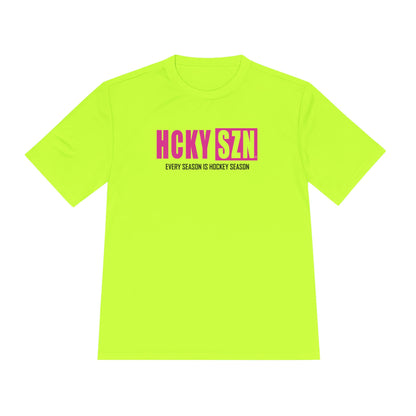Every Season is HCKY SZN Performance Tee (Hot Pink Logo) - Various Colors