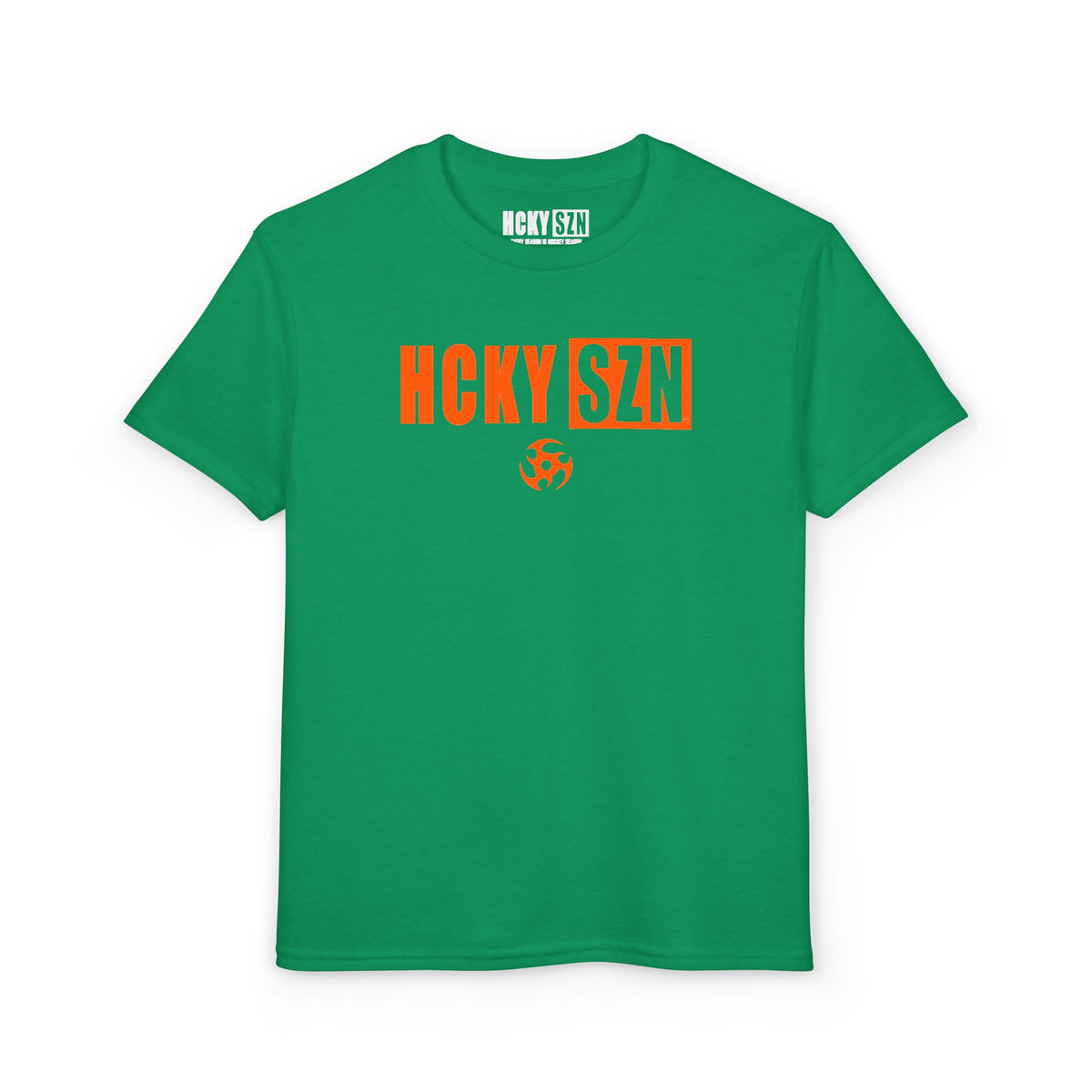 Youth HCKY SZN DryBlend Tee Shirt (Orange Logo) - Various Colors