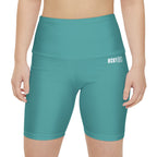 HKY SZN High Waisted Workout Shorts (Minty Green)