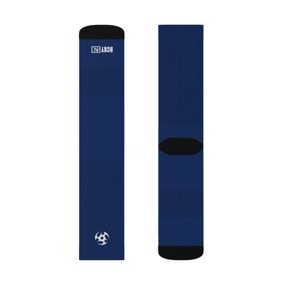 Comfort Crew Fleece Lined Hockey Socks (Navy)