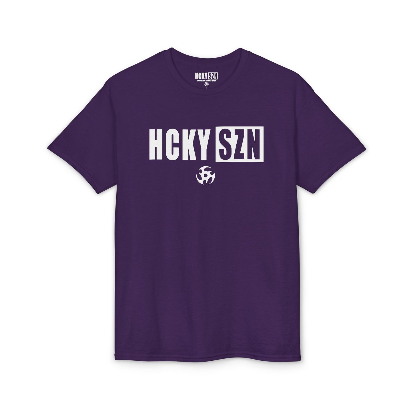 HCKY SZN Simple Star DryBlend Tee Shirt (White Logo) - Various Colors
